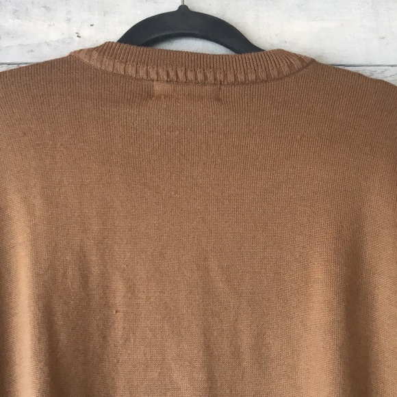 Patchwork faux suede wool blend dressy sweater - Picture 7 of 8